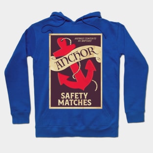 Anchor Safety Matches vintage Commercial Hoodie